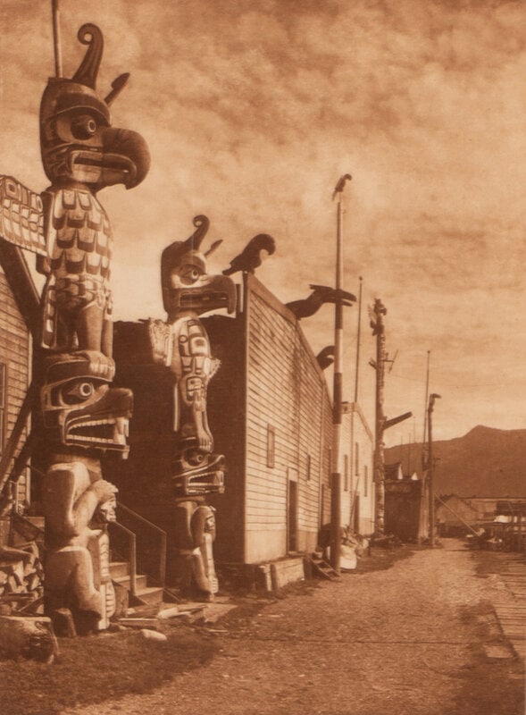 Edward S. Curtis (American, 1868-1952) Nimkish Village at Alert Bay - 2