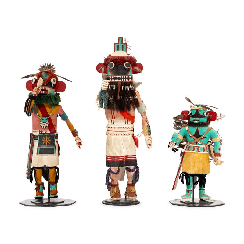 Hopi Ogre and Longhair Katsinas - 2