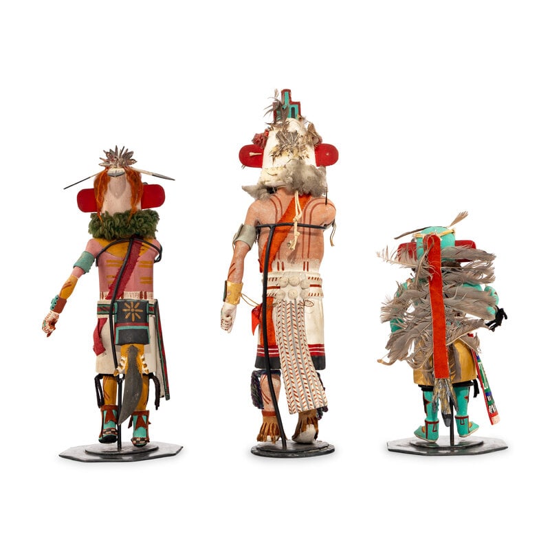 Hopi Ogre and Longhair Katsinas - 3