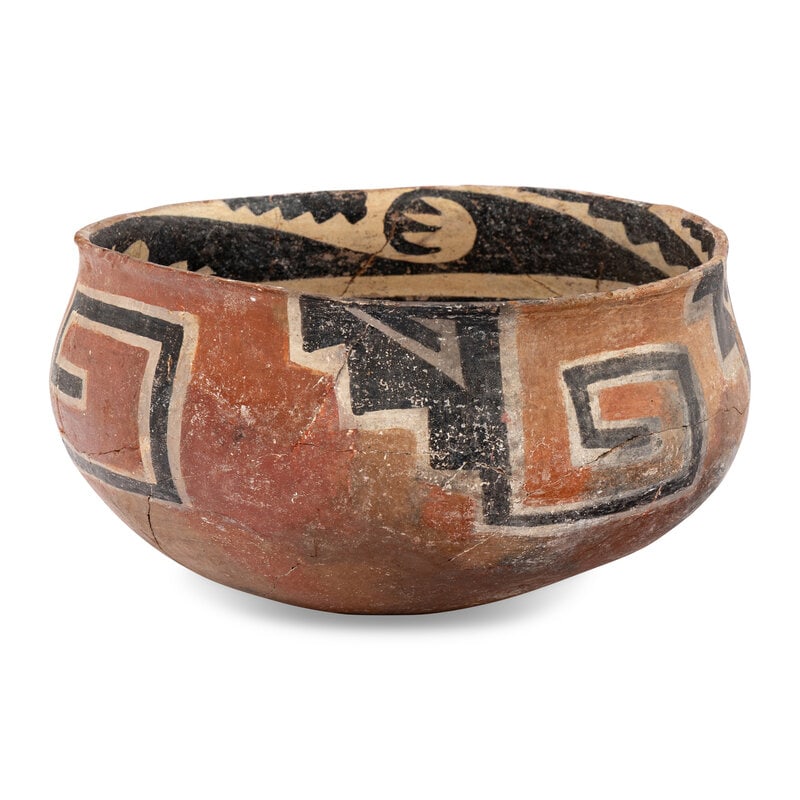 Ancestral Pueblo, Tonto Polychrome Pottery Bowl - 5