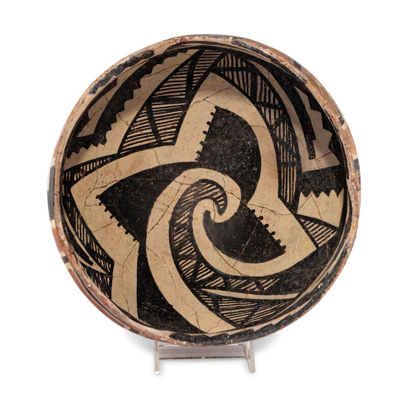 Ancestral Pueblo, Tonto Polychrome Pottery Bowl - 6