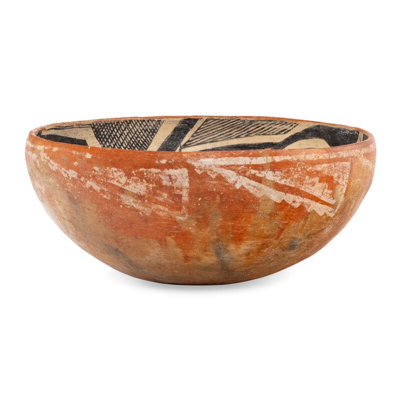 Ancestral Pueblo, Pinto Polychrome Pottery Bowl - 5