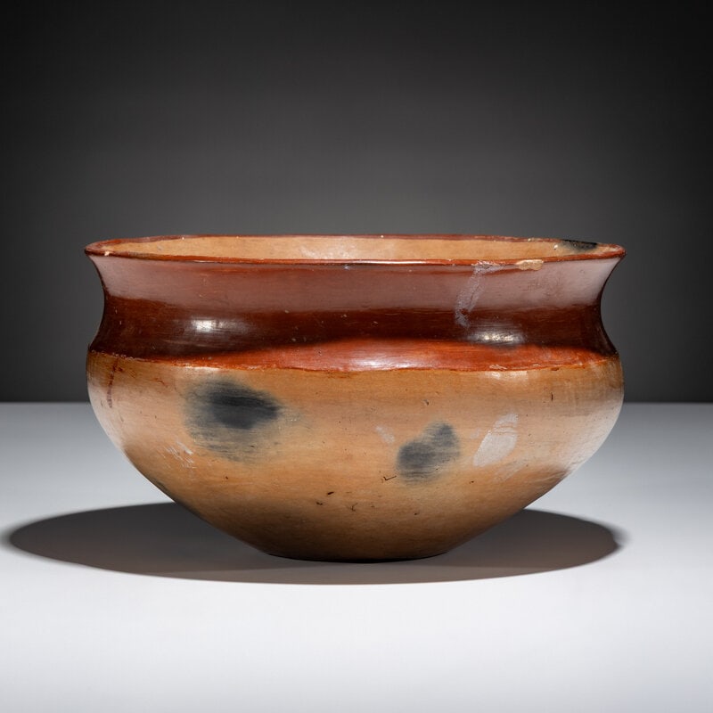 Ohkay Owingeh [San Juan] Redware Pottery Bowl - 2