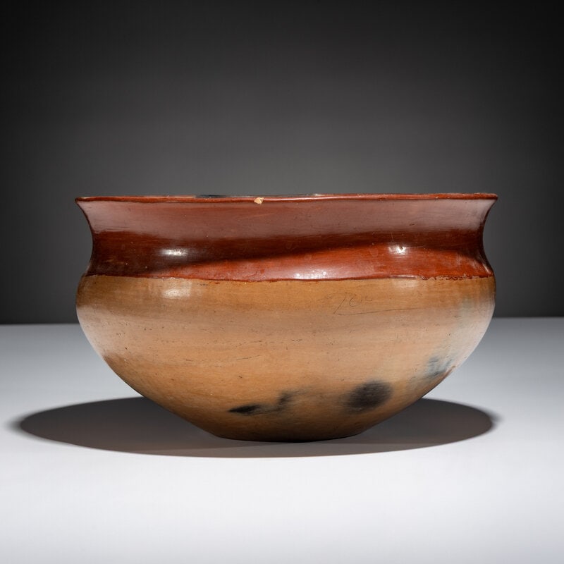 Ohkay Owingeh [San Juan] Redware Pottery Bowl - 4