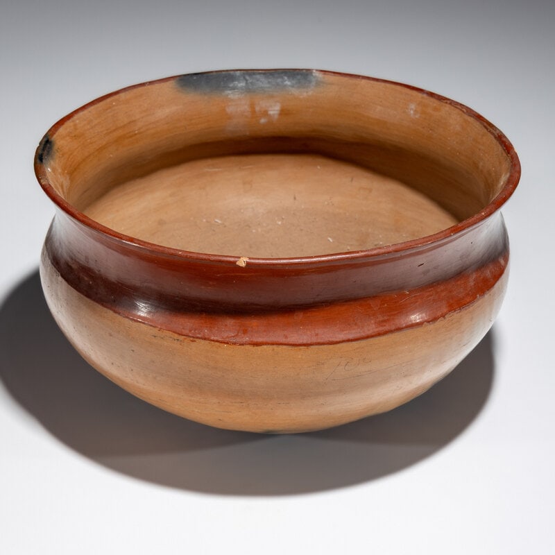 Ohkay Owingeh [San Juan] Redware Pottery Bowl - 5
