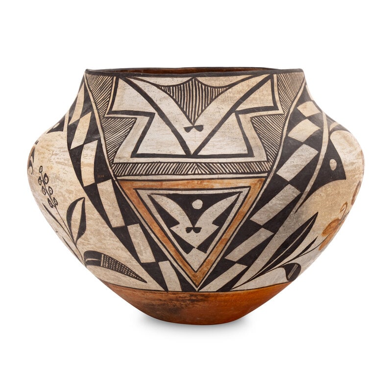 Acoma Polychrome Pottery Jar - 2