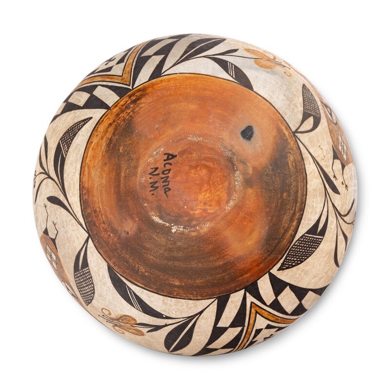 Acoma Polychrome Pottery Jar - 3