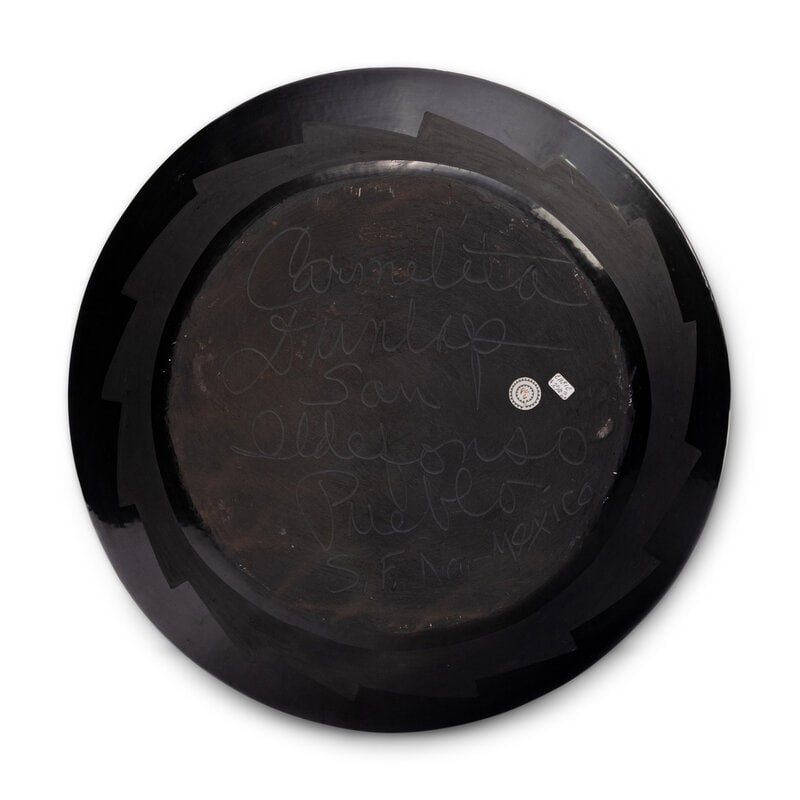 Carmelita Dunlap (San Ildefonso, 1925-1999) Large Blackware Pottery Jar - 3