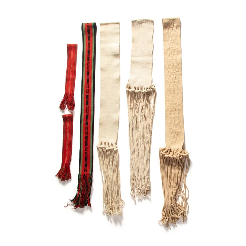 Collection of Pueblo Sashes and Garters - 2