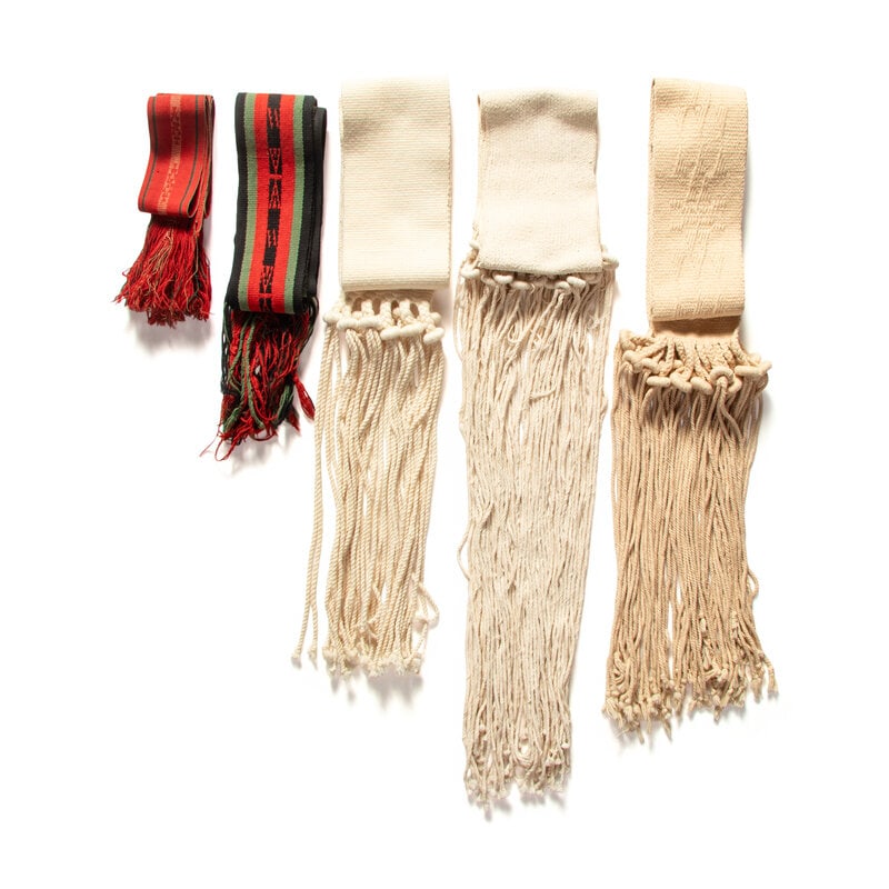Collection of Pueblo Sashes and Garters - 3