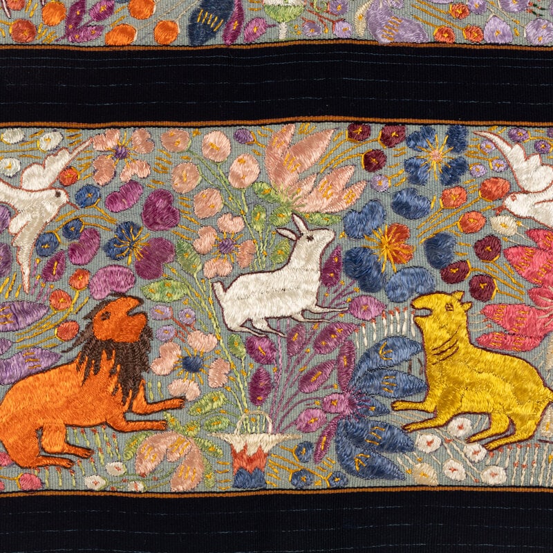 Mexican Nahua Embroidered Textile - 2