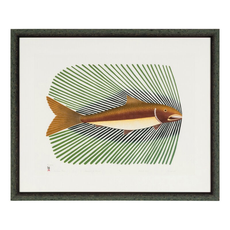 Kenojuak Ashevak (Inut [Kinngait], 1927-2013) Summer Char, edition 21/50, 2003 - 2