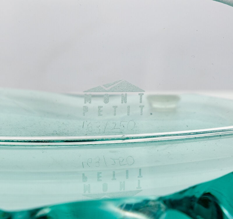 David Montpetit (Canadian, b. 1951) Glass Bear Totem, 163/250 - 8