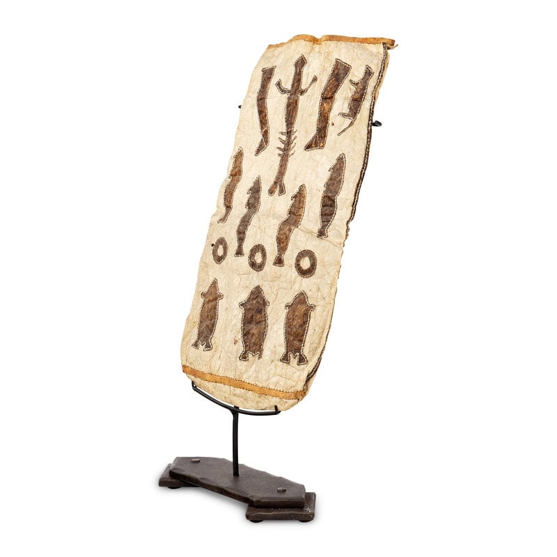Inuit Seal Skin Bag, with Hunter's Decoration - 2