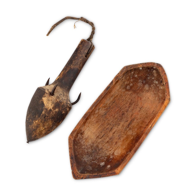 Alaskan Native Fishing Weight and Bowl - 2