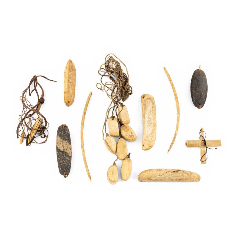 Alaskan Native Fishing Tools and Bird Bolos, PLUS - 2