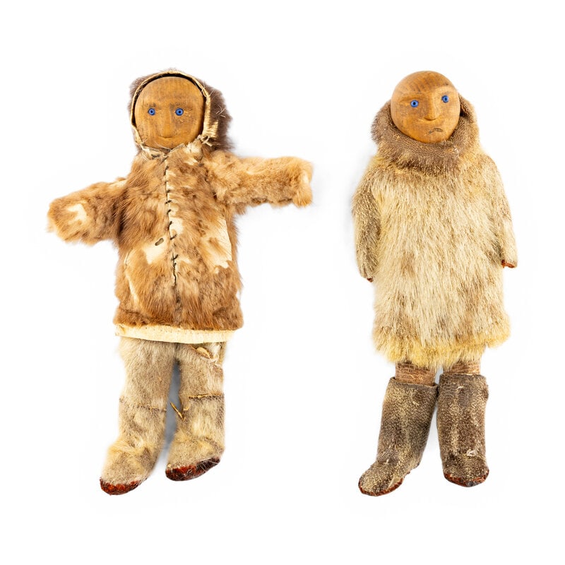 Diomede Island Carved Dolls - 2