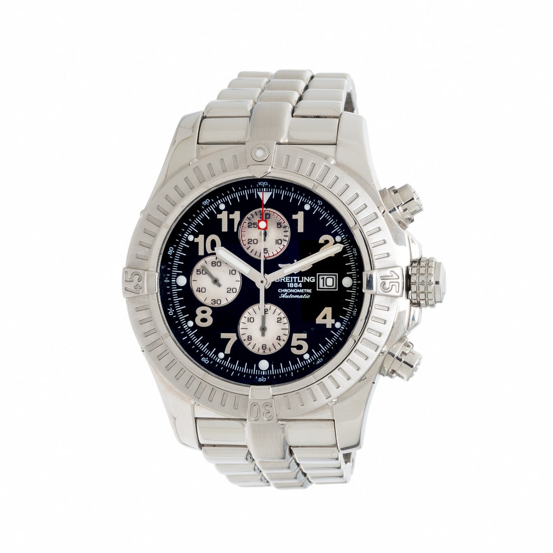 Breitling, Ref. A13370, Stainless Steel 'Super Avenger' Chronograph Watch with Date: Breitling, Ref. A13370, Stainless Steel 'Super Avenger' Chronograph Watch with DateMaker: BreitlingModel: Super AvengerReference number: A13370Serial number: 646165Year: Circa 2010sCase size: Approx.