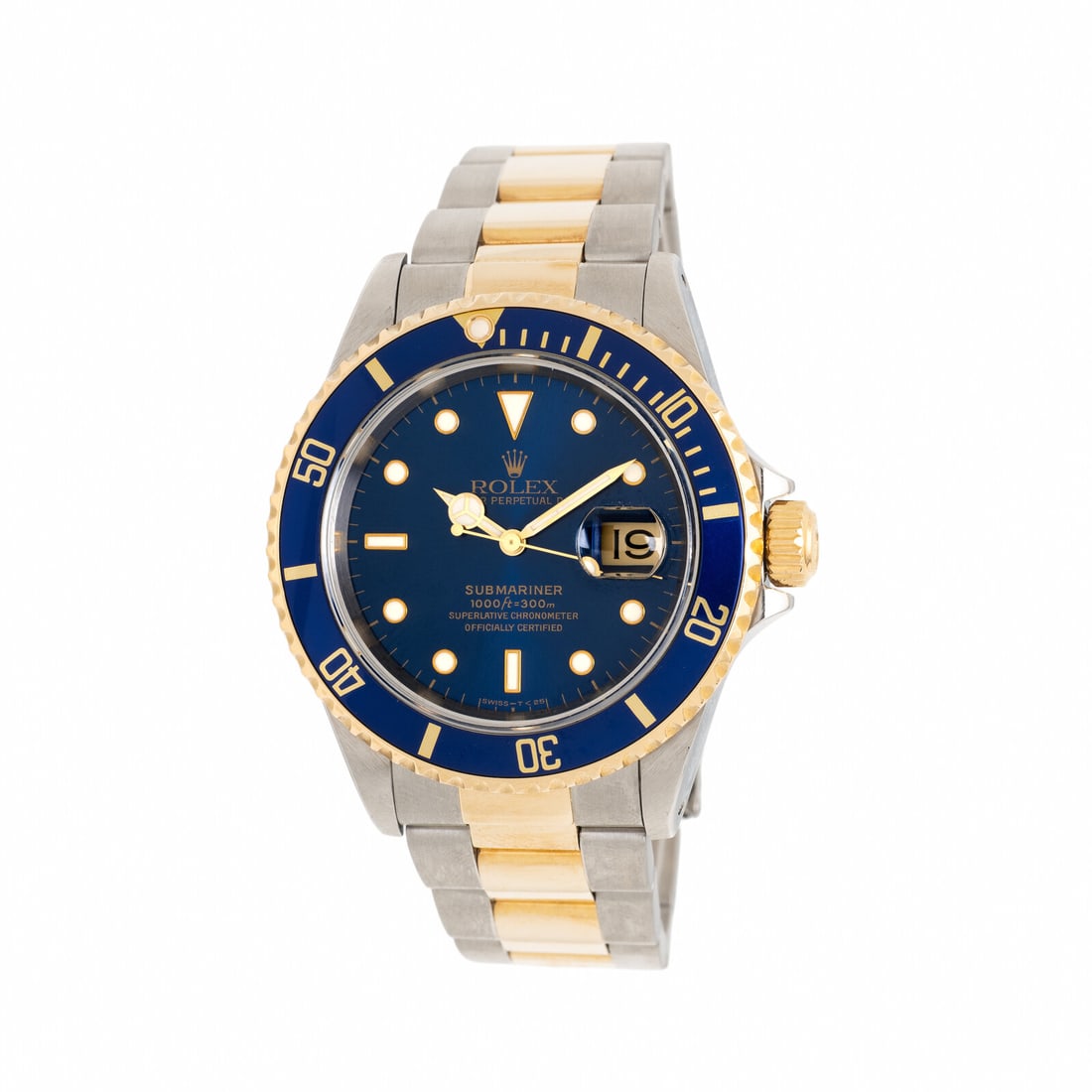 Rolex, Ref. 16613, 18K Yellow Gold & Stainless Steel 'Submariner' Watch: Rolex, Ref. 16613, 18K Yellow Gold & Stainless Steel 'Submariner' WatchMaker: RolexModel: SubmarinerReference number: 16613Serial number: U121341Year: Circa 1997Case size: Approx. 40 mmCase materi