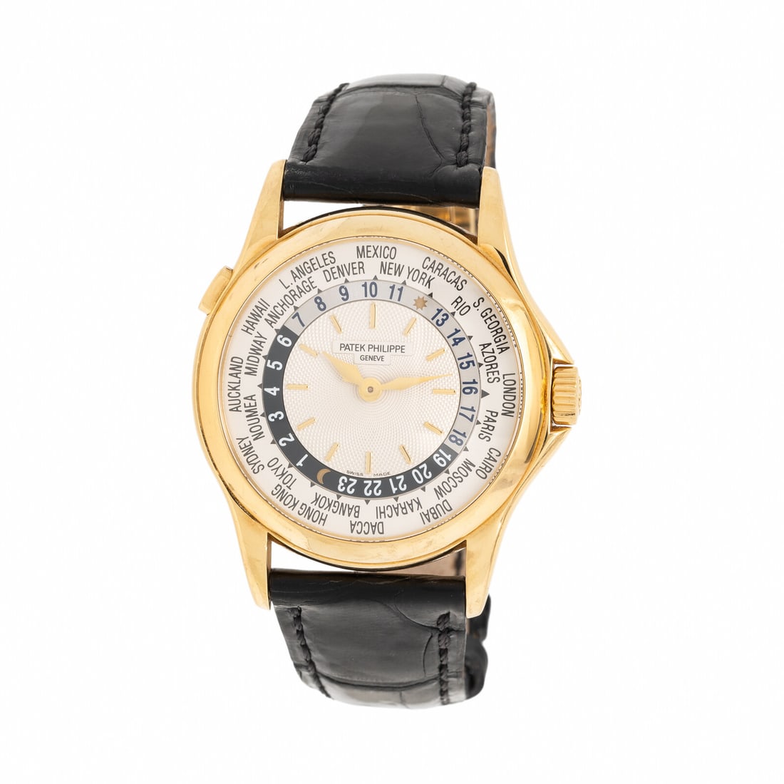 Patek Philippe, Ref. 5110J, 18K Yellow Gold 'World Time' Watch, with Box & Papers (1 of 2)