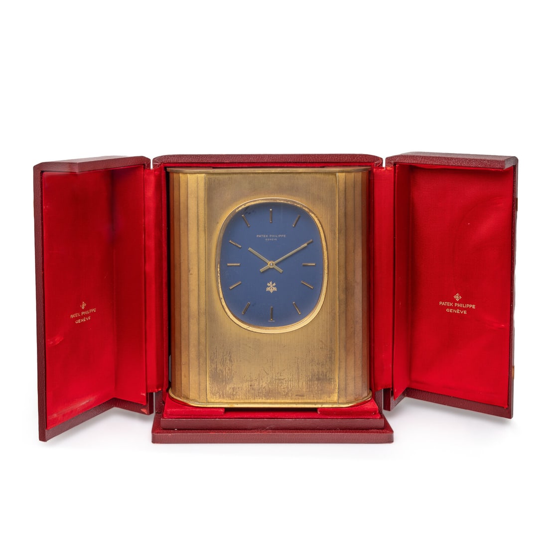 Patek Philippe, Ref. 1505, Brass 'Golden Ellipse' Desk Clock (1 of 7)