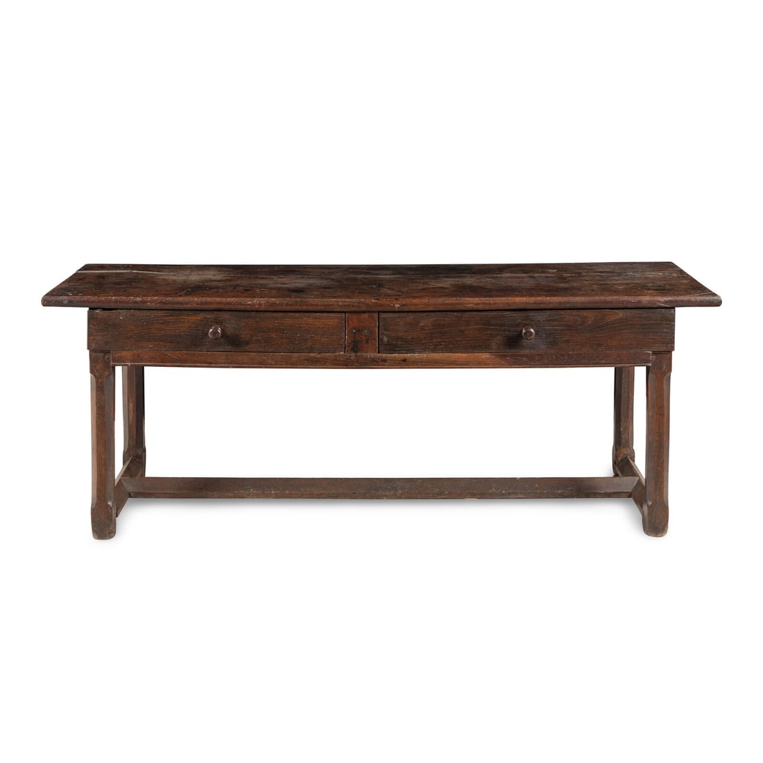 A Baroque Carved Oak Refectory Table (1 of 3)