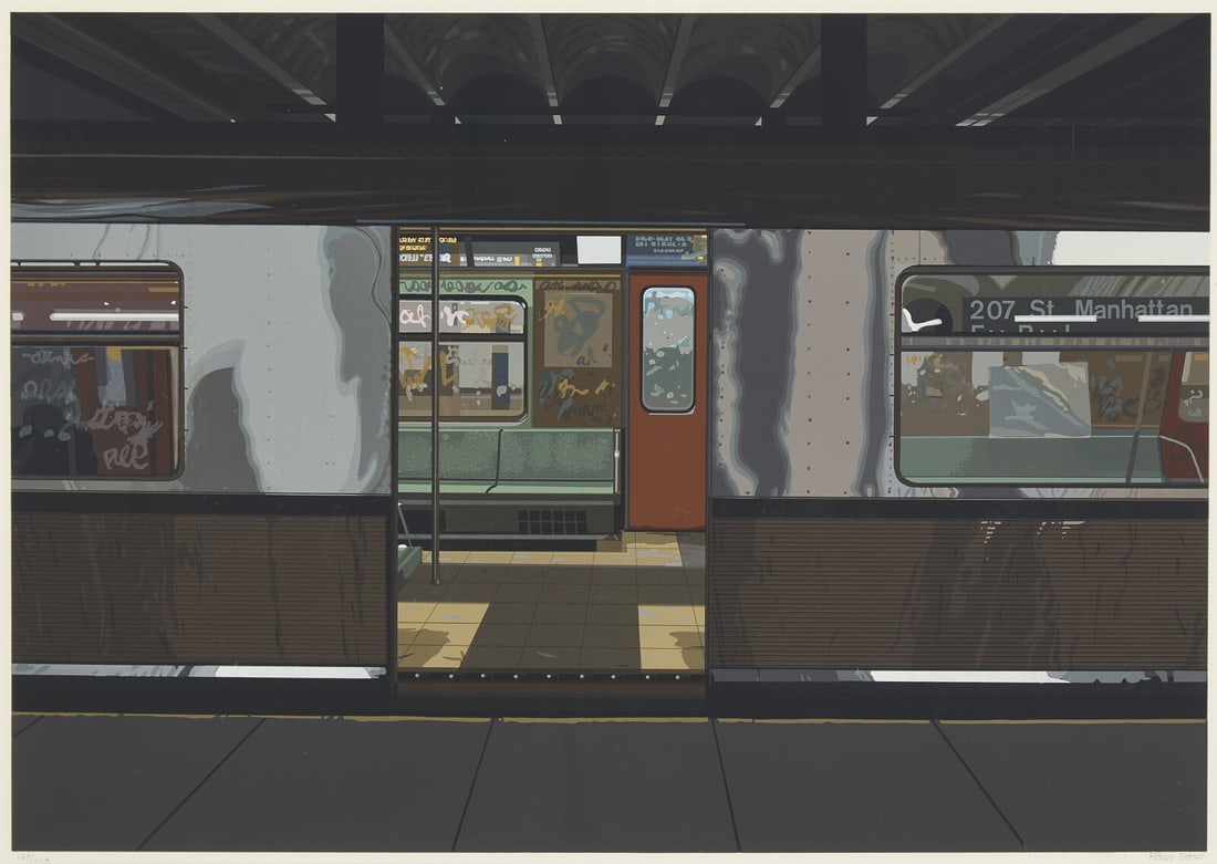 Richard Estes (American, b. 1932) Subway (from Urban Landscapes III), 1981 (1 of 4)