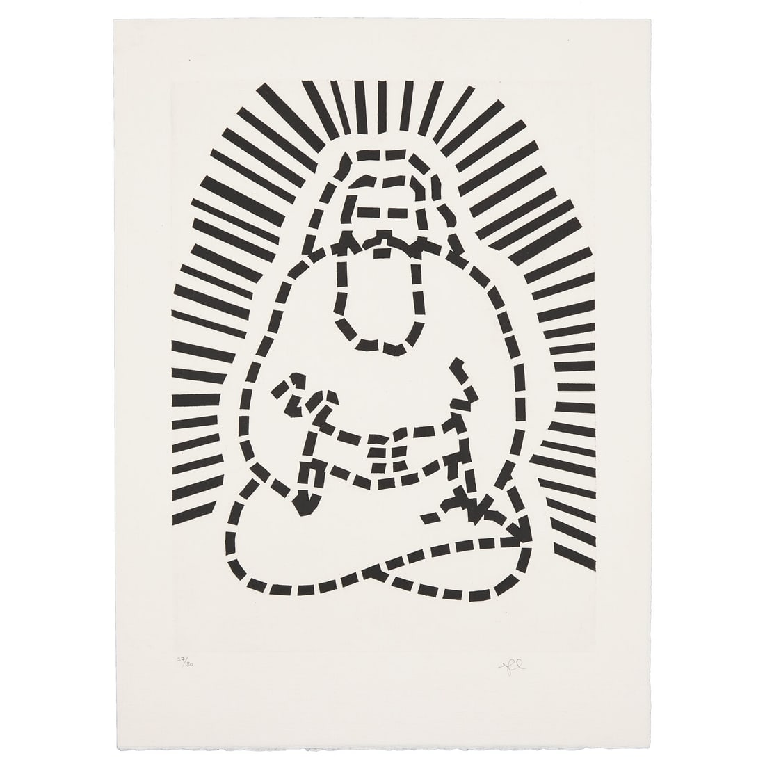 Roy Lichtenstein (American, 1923-1997) Illustration for "Passage du Nord-Ouest" (from La Nouvelle (1 of 4)