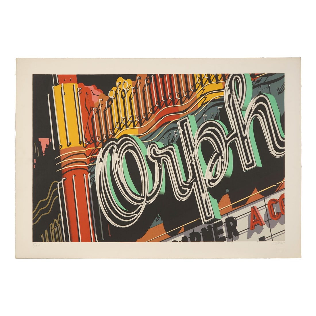 Robert Cottingham (American, b. 1935) Orph (from Documenta: The Super Realists), 1972 (1 of 3)