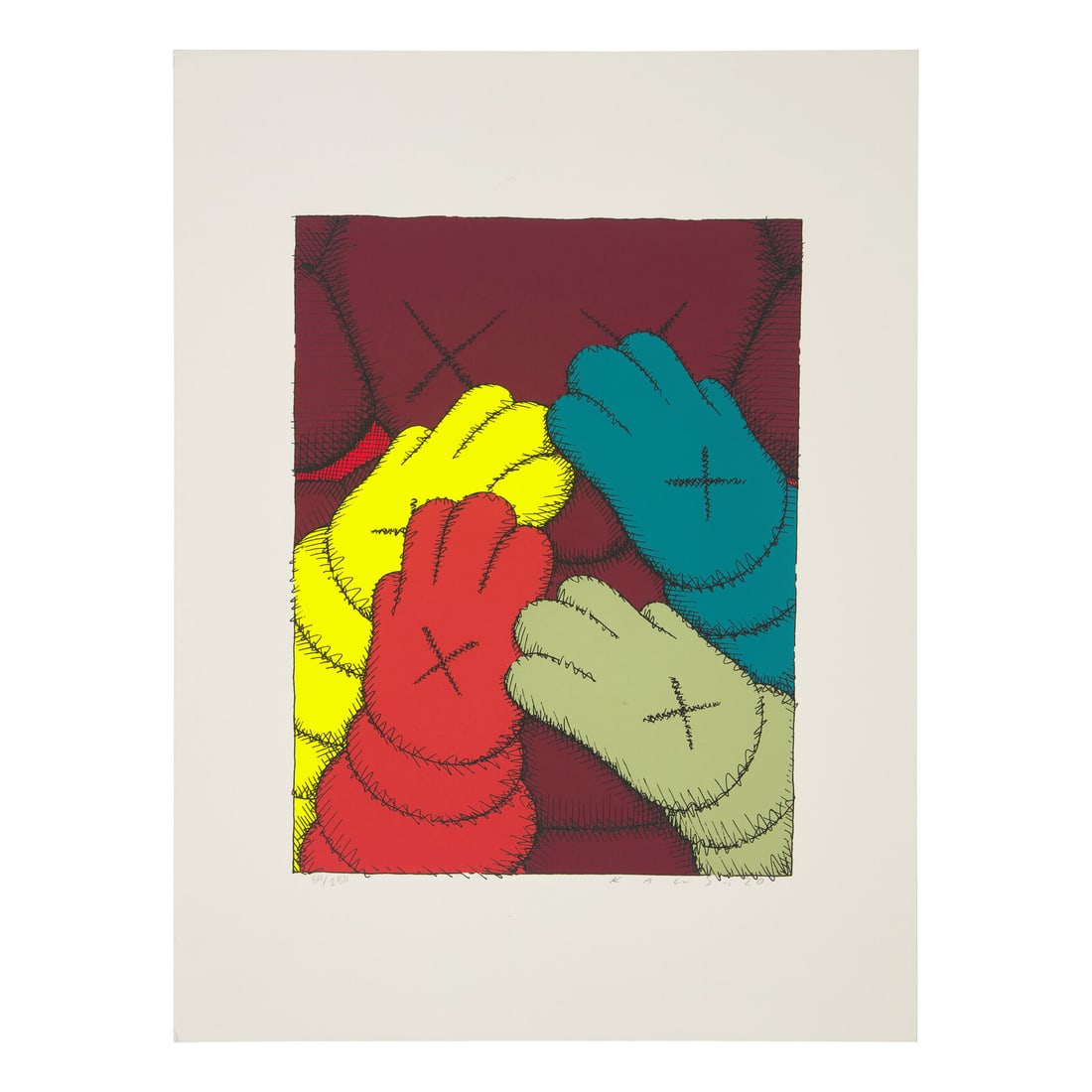 KAWS (American, b. 1974) Untitled (from the Urge Portfolio), 2020 (1 of 3)