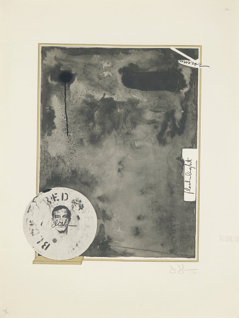 Jasper Johns (American, b. 1930) Souvenir I, 1972 (1 of 3)