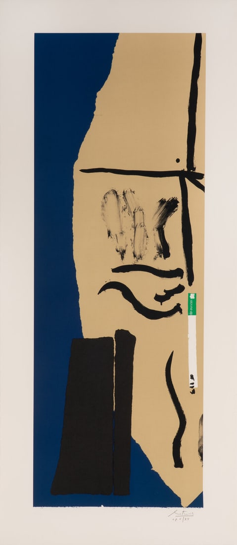 Robert Motherwell (American, 1915-1991) America La-France Variations VIII, 1984 (1 of 4)