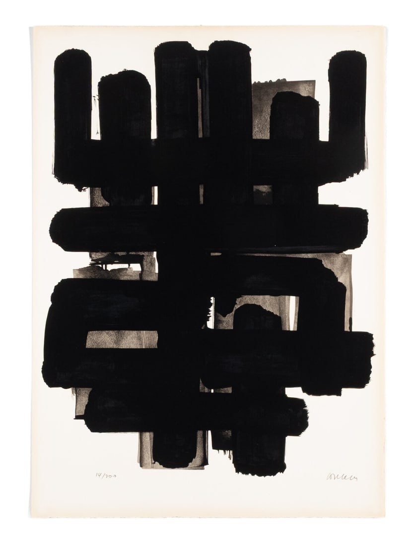 Pierre Soulages (French, 1919–2022) Lithographie No.3, 1957 (1 of 6)
