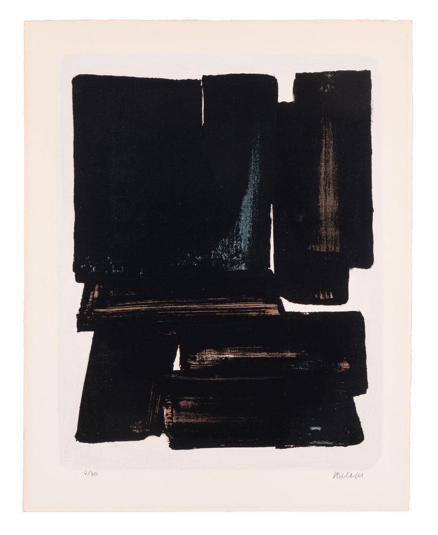 Pierre Soulages (French, 1919–2022) Lithographie No.7a, 1957 (1 of 7)