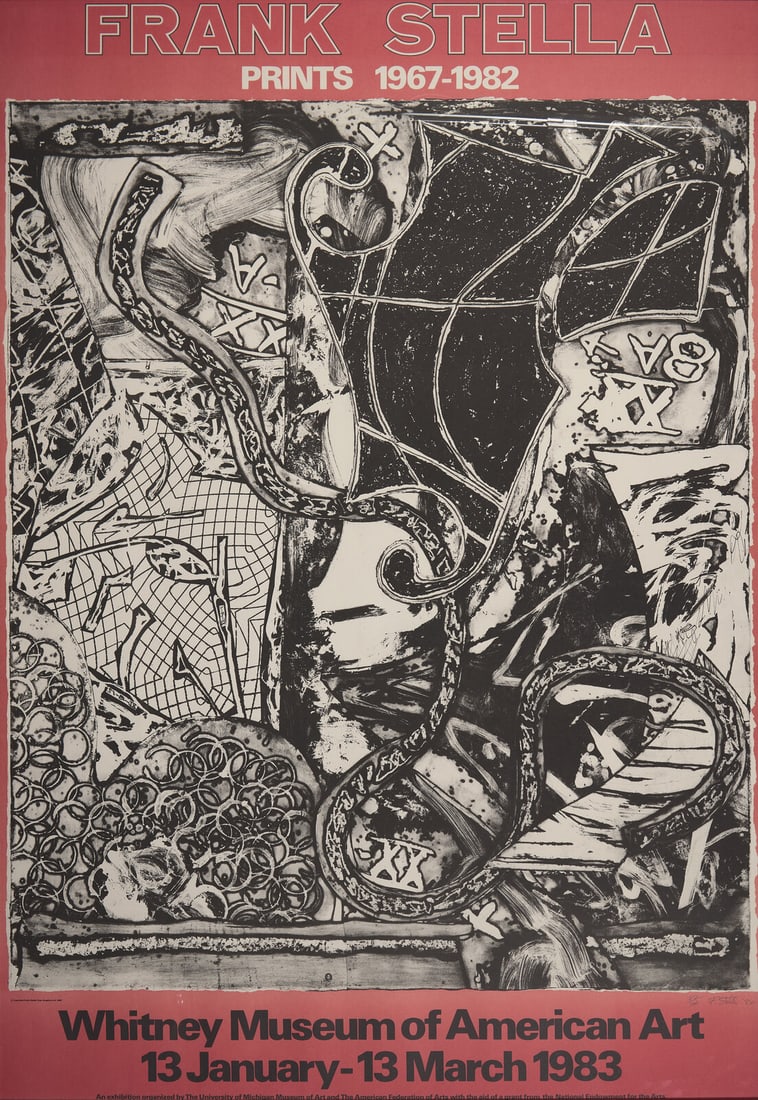 Frank Stella (American, 1936–2024) Prints 1967-1982: Whitney Museum of American Art Exhibition (1 of 3)