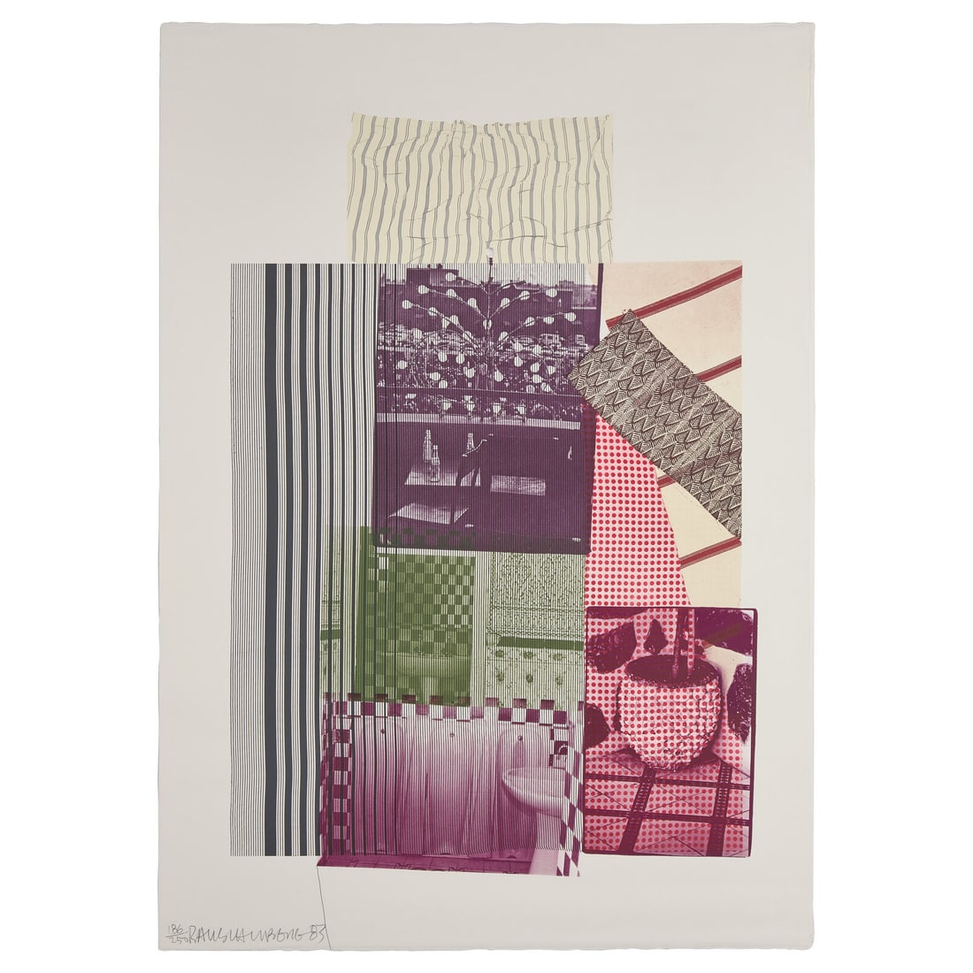 Robert Rauschenberg (American, 1925-2008) Pre-Morocco, 1983 (1 of 3)