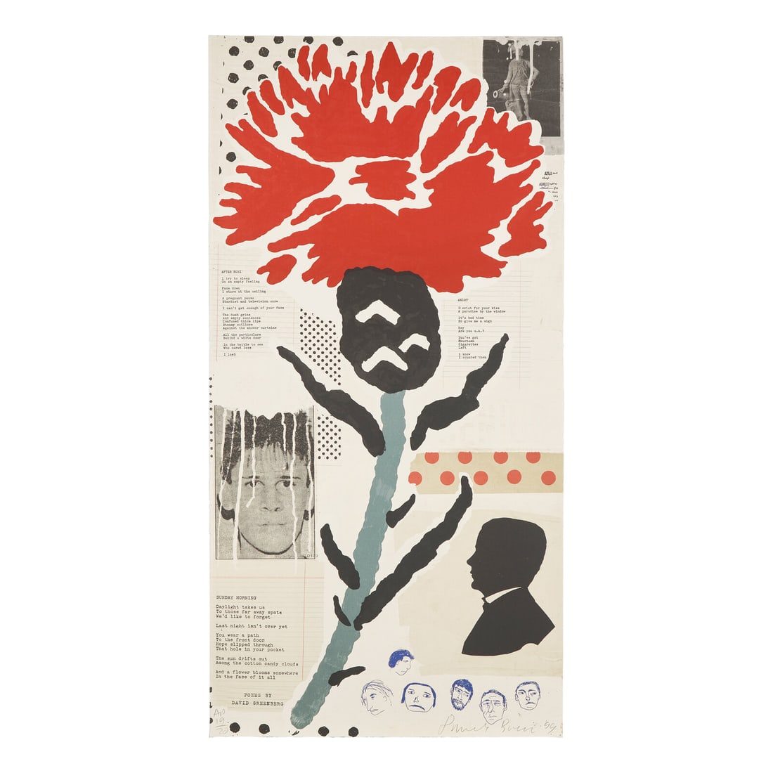 Donald Baechler (American, 1956-2022) Thistle, 1999 (1 of 3)