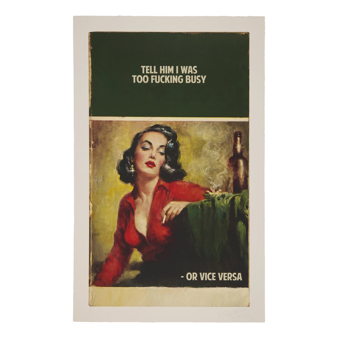 The Connor Brothers (British, b. 1968) Tell Him I Was Too Fucking Busy, 2021 (1 of 3)