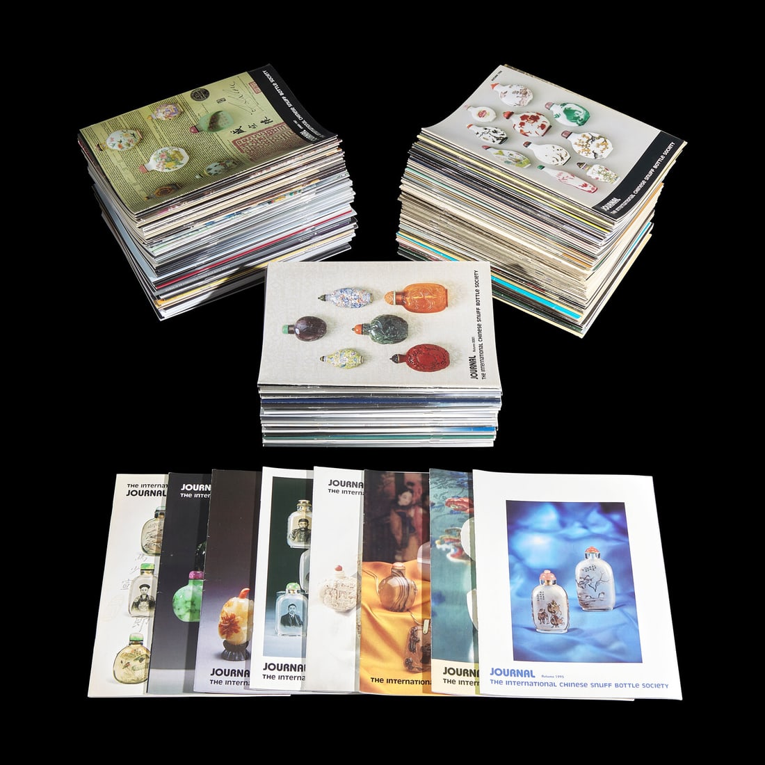 An Extensive Collection of Journals of the International Chinese Snuff Bottle Society 國: An Extensive Collection of Journals of the International Chinese Snuff Bottle Society 國際鼻烟壺協會會刊一組 From December 1975 to Win