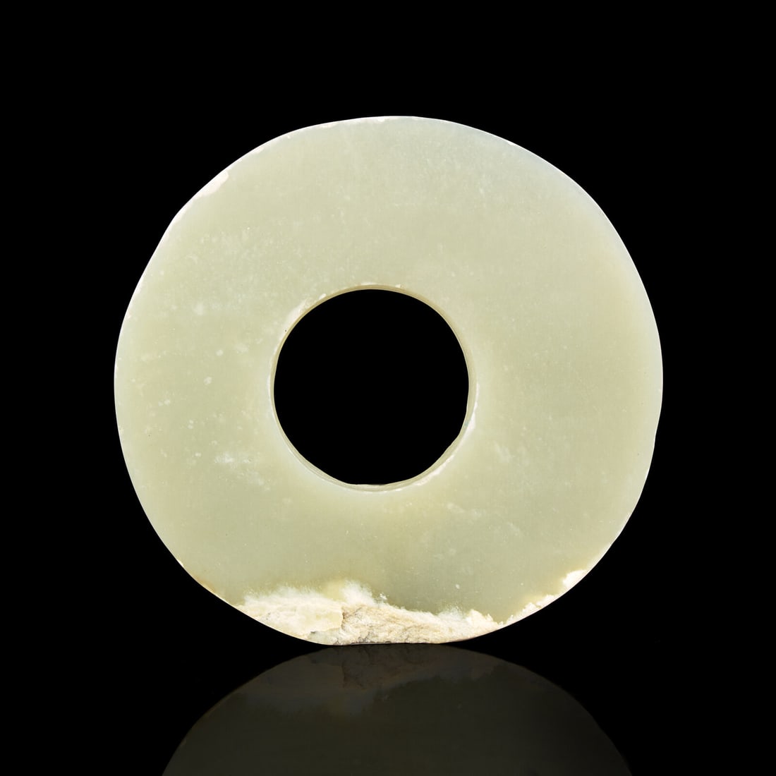A Chinese Celadon Jade Bi Disc 青白玉壁 (1 of 2)