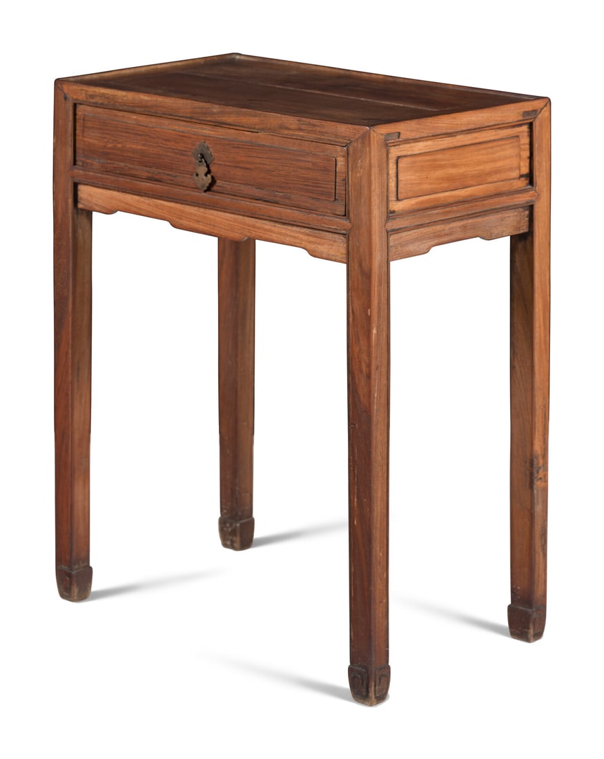 A Chinese Huanghuali and Mixed Hardwood Side Table, Early-Mid 20th Century 近代 黃 (1 of 5)