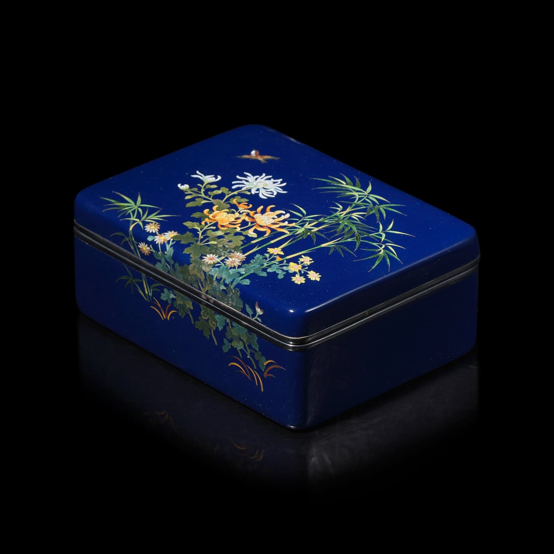 A Finely-Decorated Japanese Cloisonné Box, 20th Century (1 of 3)