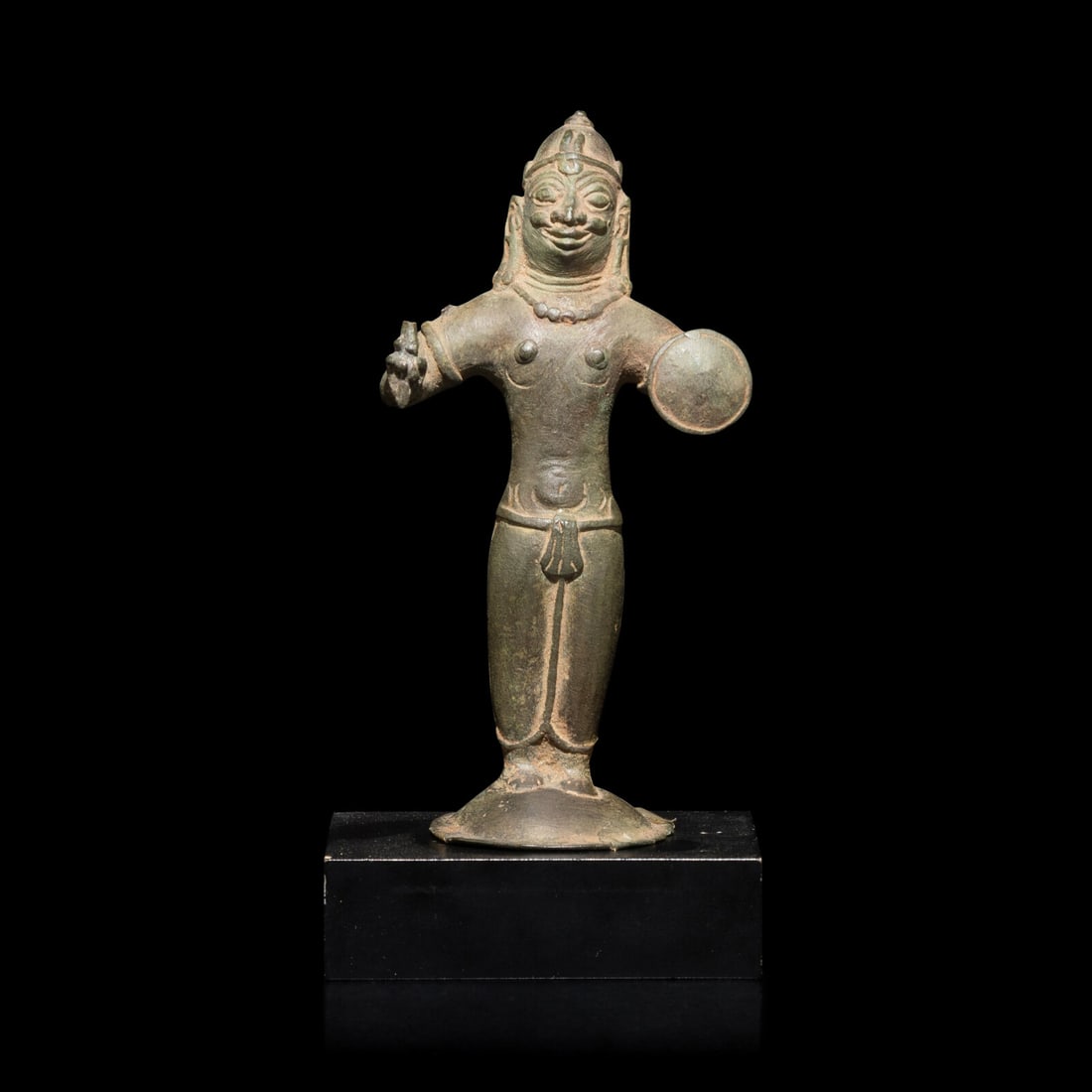 A Southeast Asian Bronze Figure 南亞青銅小造像一 (1 of 3)