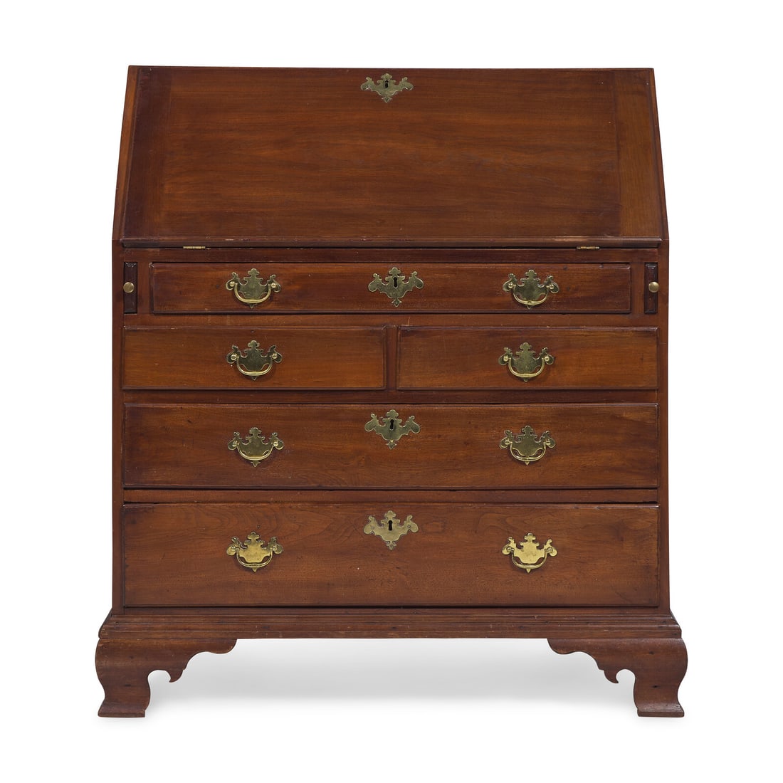 A Chippendale Walnut Slant-Front Desk (1 of 4)