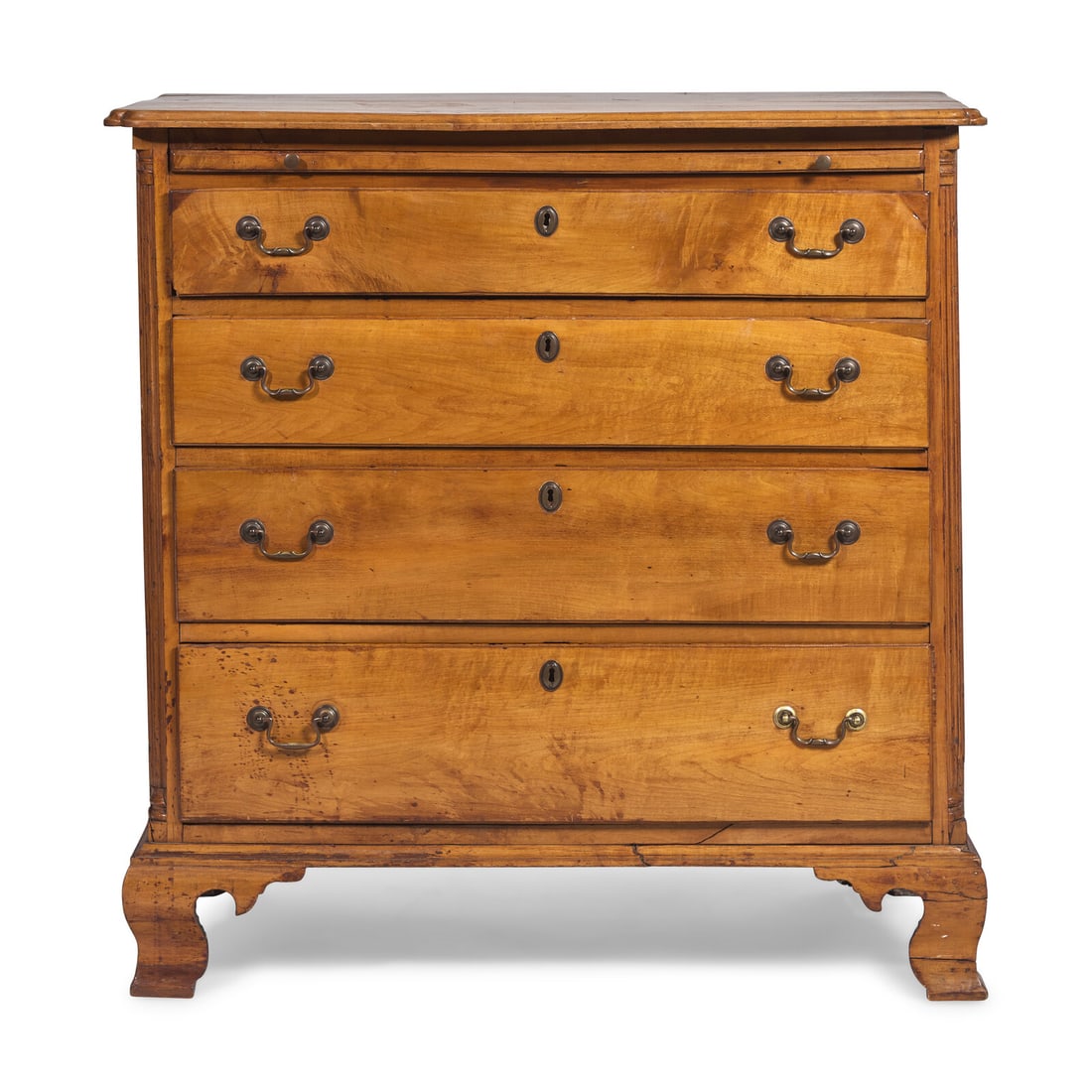 A Chippendale Cherry Chest of Drawers (1 of 2)