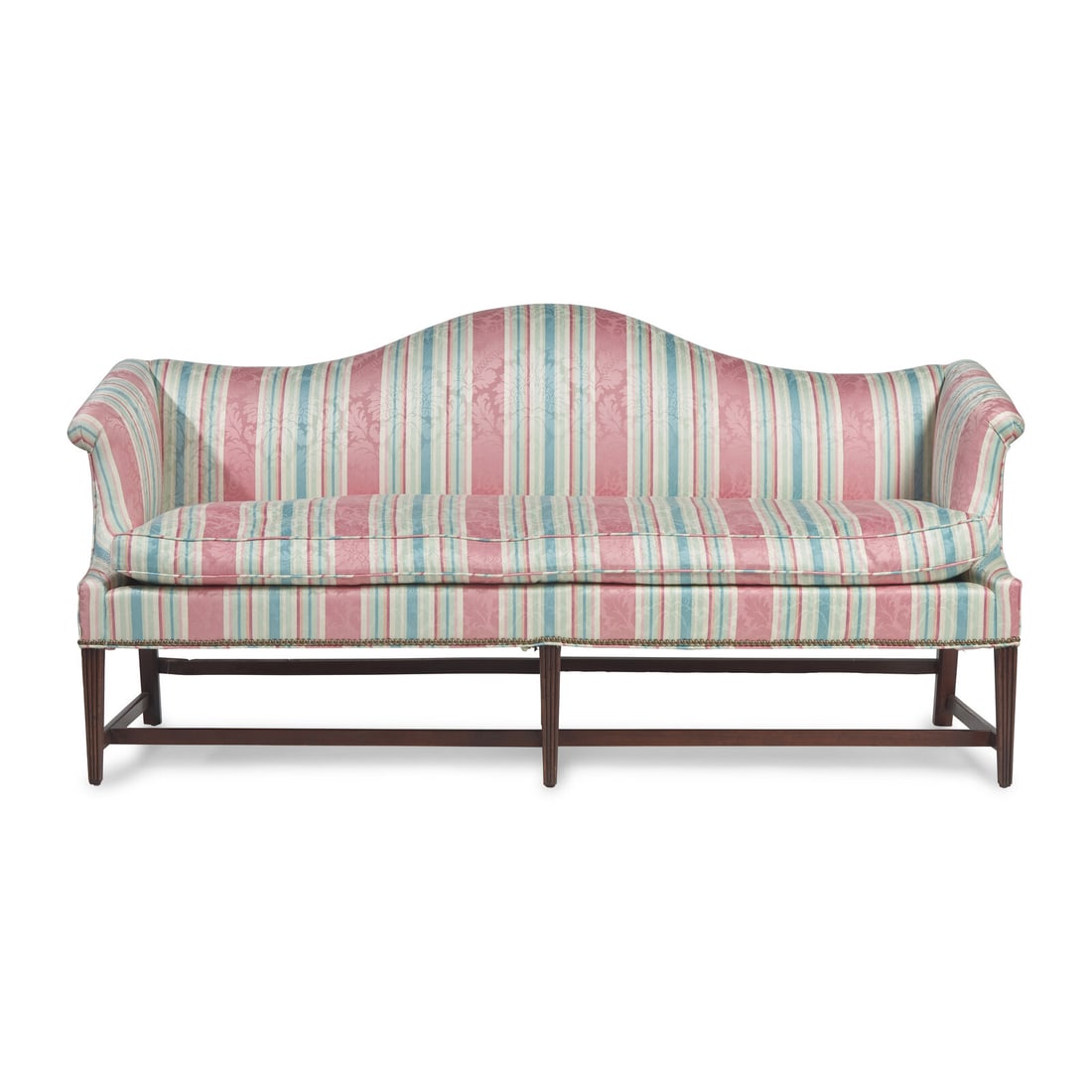 A Federal Mahogany Camel-Back Sofa (1 of 3)