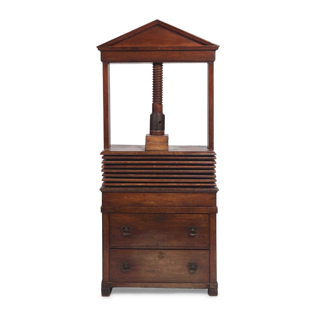 A Neoclassical Oak Book Press (1 of 4)