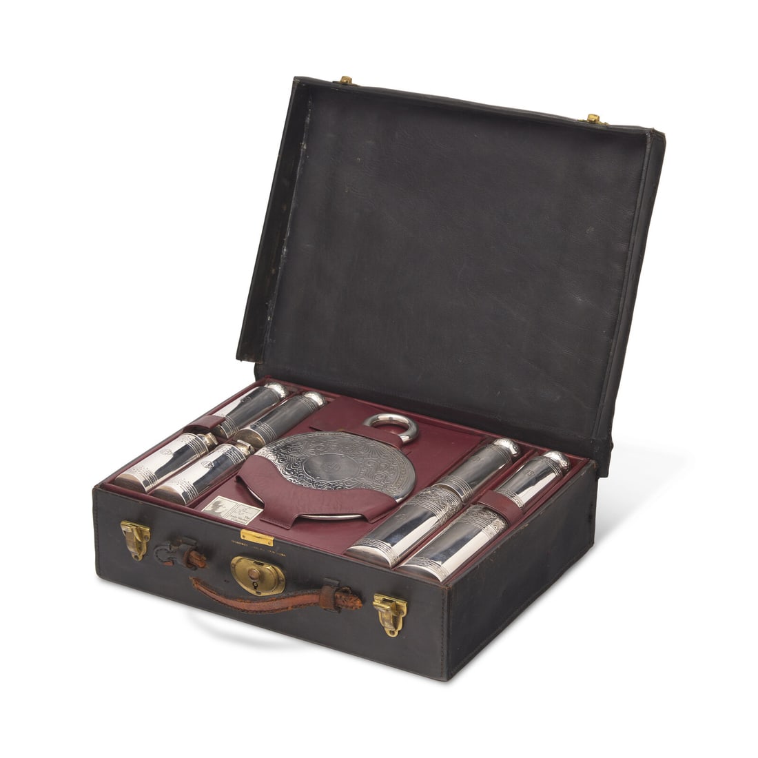 A Cased Sterling Silver Dressing Set from the Andy Warhol Collection (1 of 2)