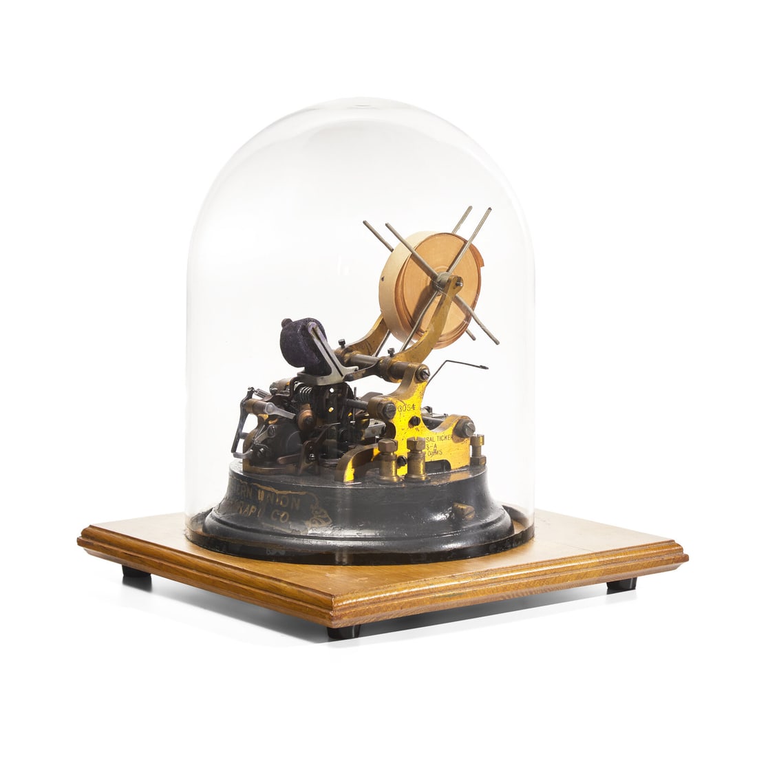 A Thomas A. Edison Type Universal Stock Ticker, Model 3-A, Serial no. 3054, for Western Union - 2