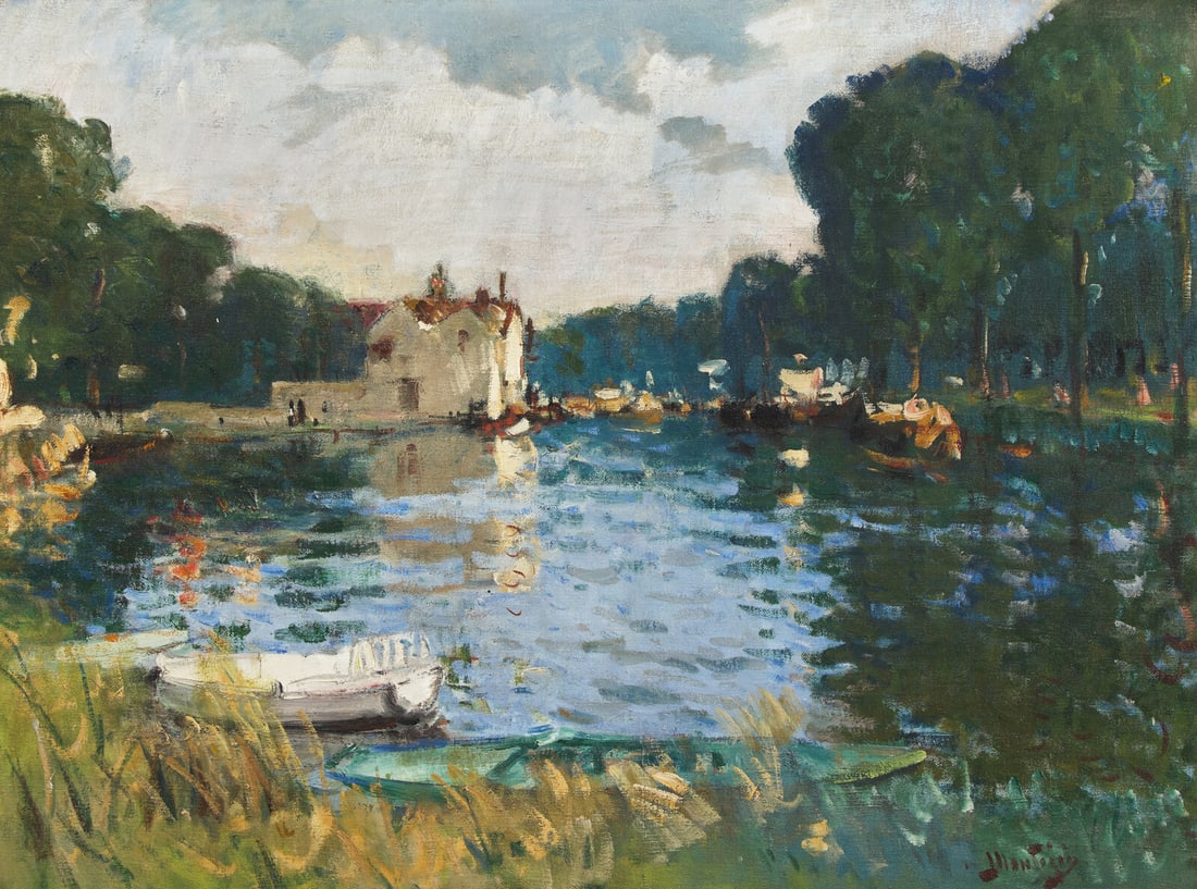 Pierre Eugène Montézin (French, 1874-1946) Les Étangs de la Reine Blanche à (1 of 3)